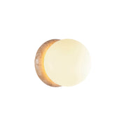 Blikuvys Modern Minimalist Travertine Glass Wall Lamp