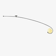 Elsoris Modern Minimalist Curve Glass Ceiling Lamp-Neutral Decor