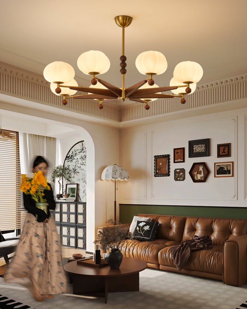 Astrid Bloom Chandelier-Neutral Decor