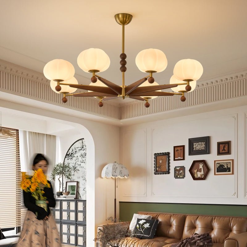 Astrid Bloom Chandelier-Neutral Decor