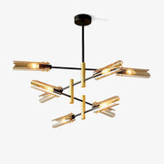 Eloz Chandelier Double 6-Light Modern-Neutral Decor