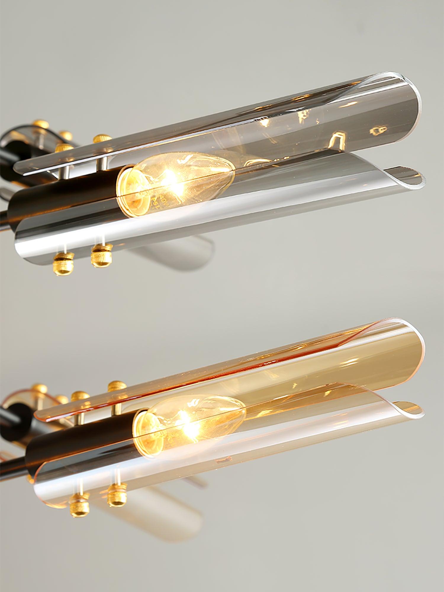 Eloz Chandelier Double 6-Light Modern-Neutral Decor