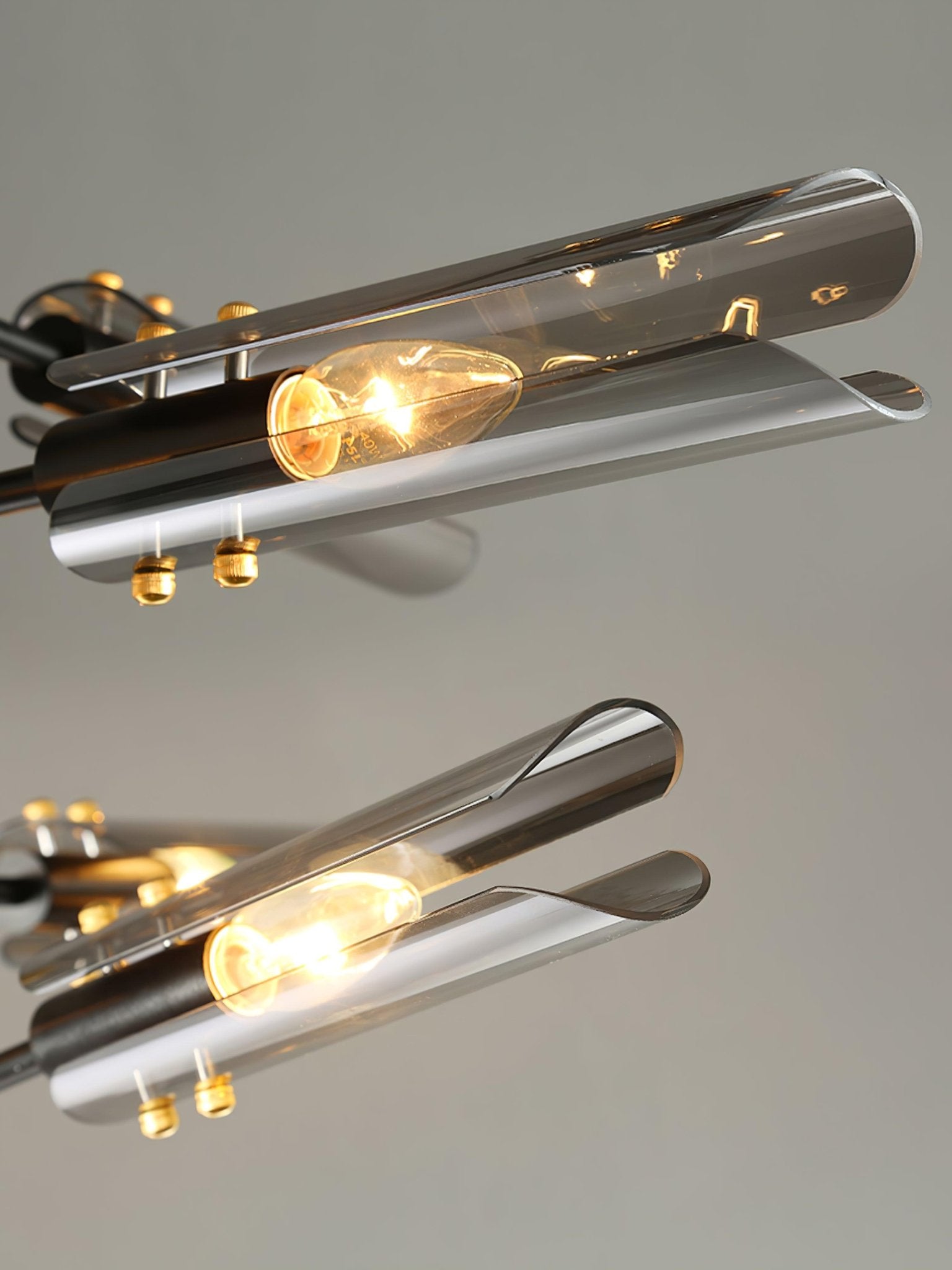 Eloz Chandelier Double 6-Light Modern-Neutral Decor