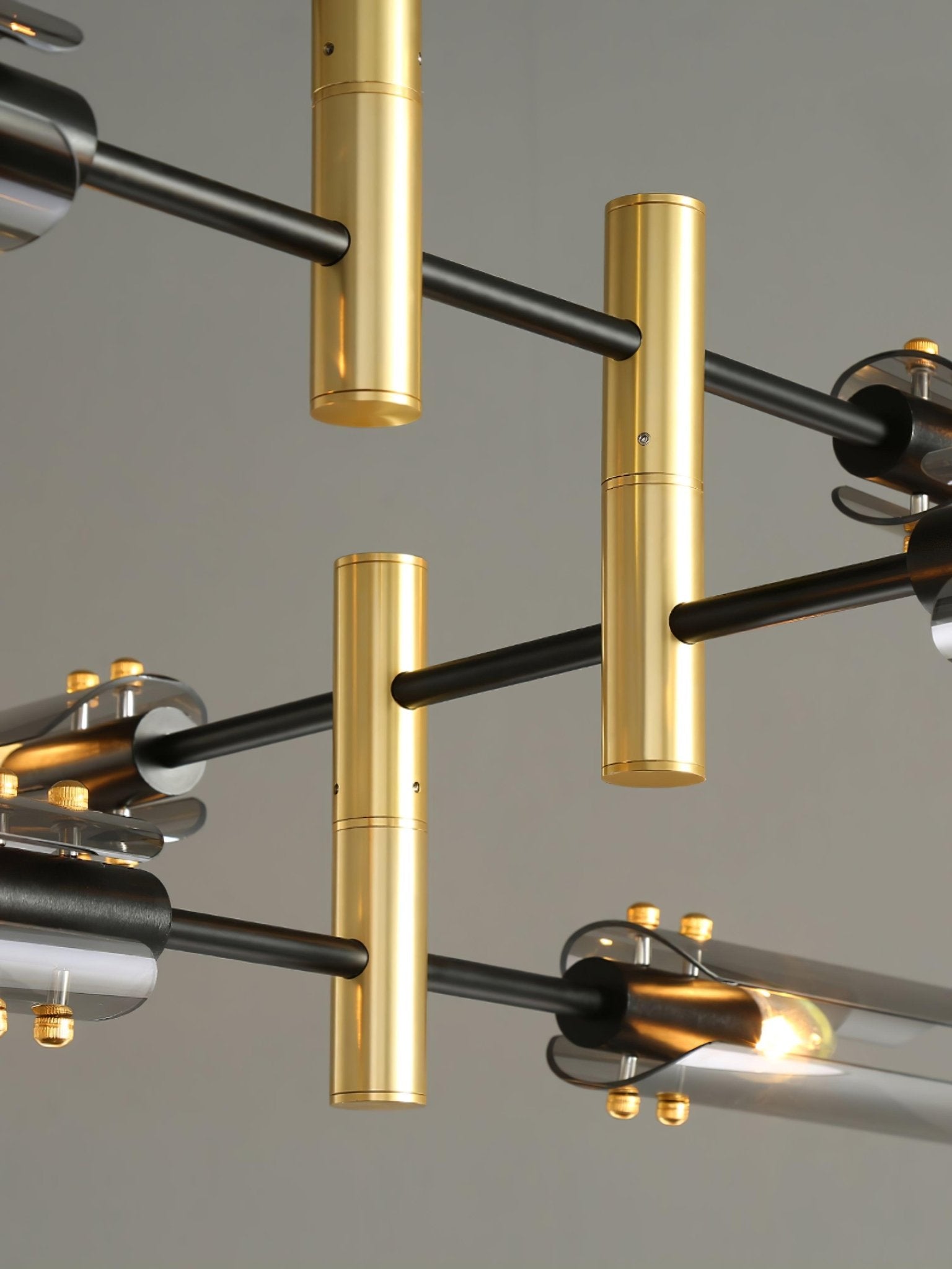 Eloz Chandelier Double 6-Light Modern-Neutral Decor