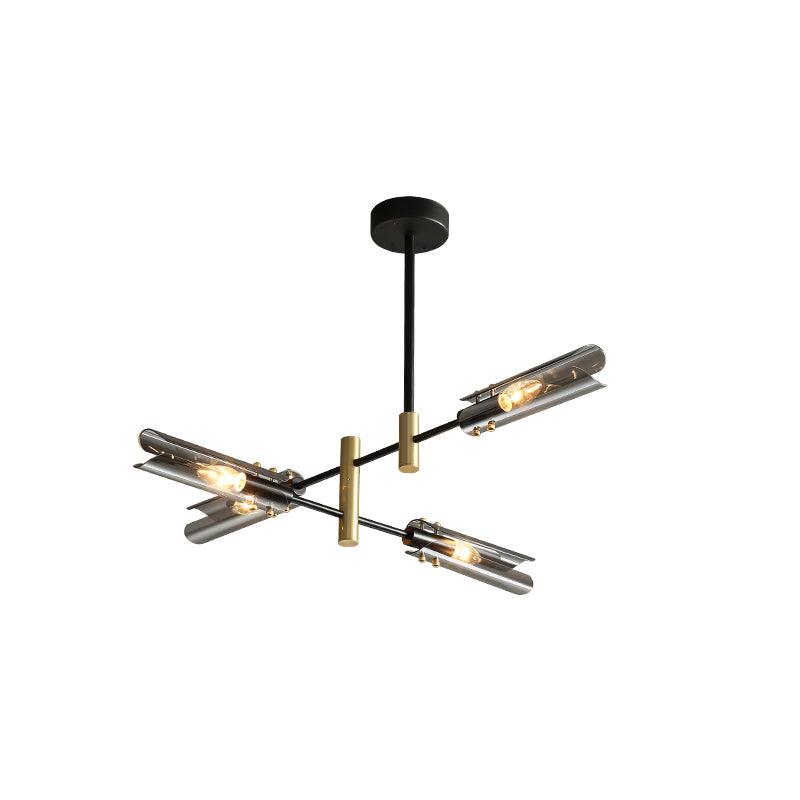 Eloz Chandelier Double 6-Light Modern-Neutral Decor