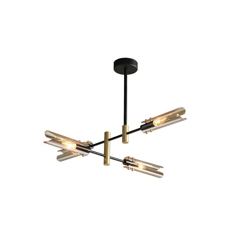 Eloz Chandelier Double 6-Light Modern-Neutral Decor