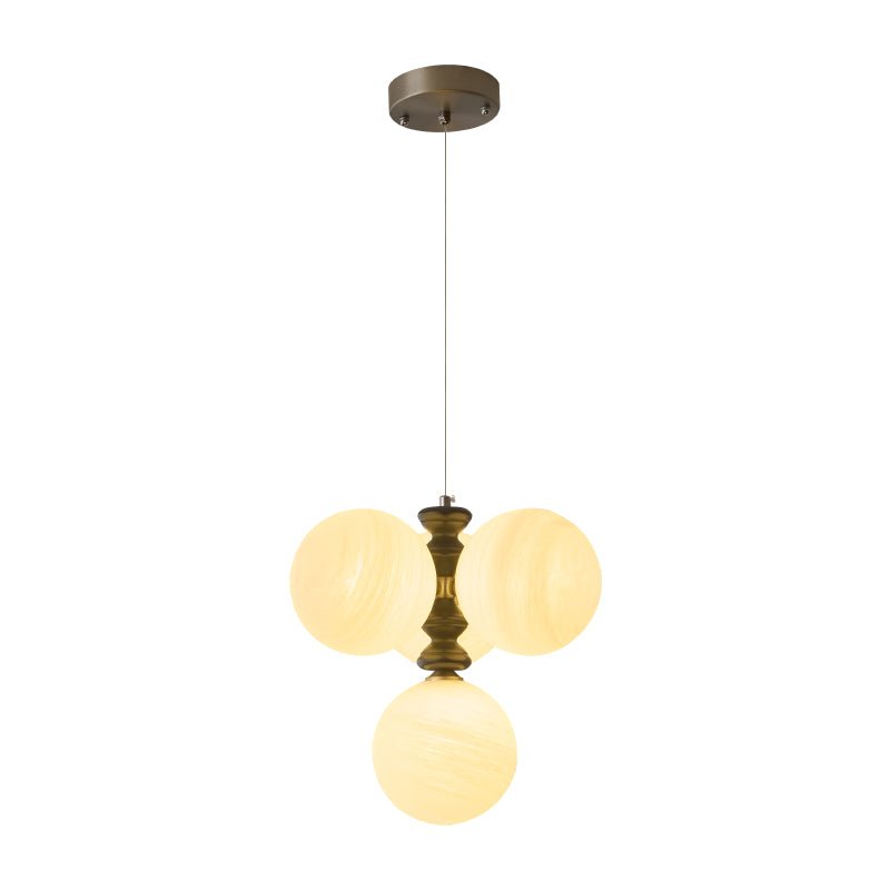 Cucarara Traditional Nordic Art Arc Wood Chandelier-Neutral Decor