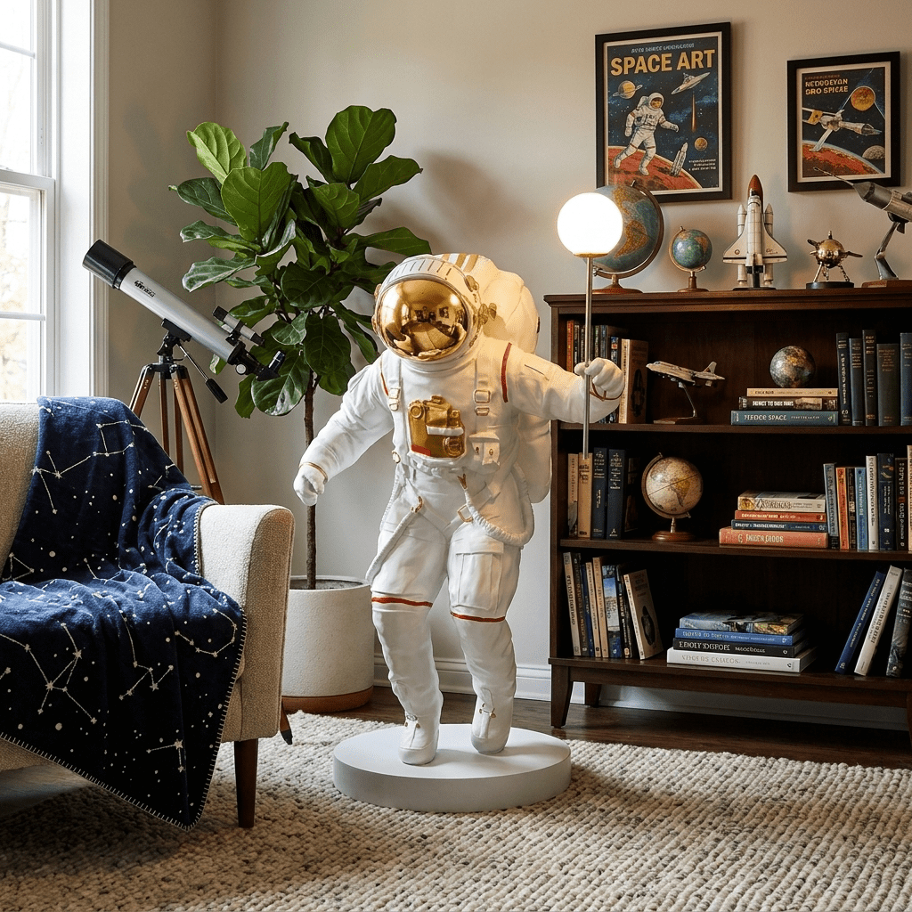 Astro Glow Floor Lamp-Neutral Decor