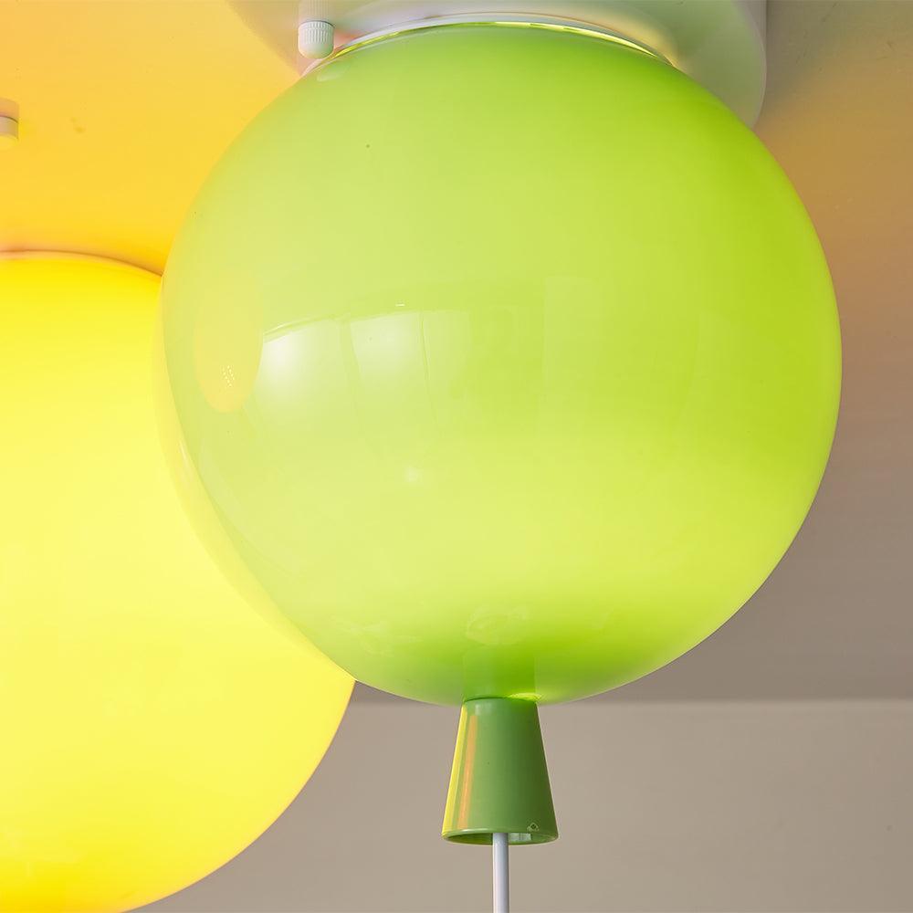 Vomino Ceiling Lamp Astronaut Glossy Balloon for Kid's Room-Neutral Decor