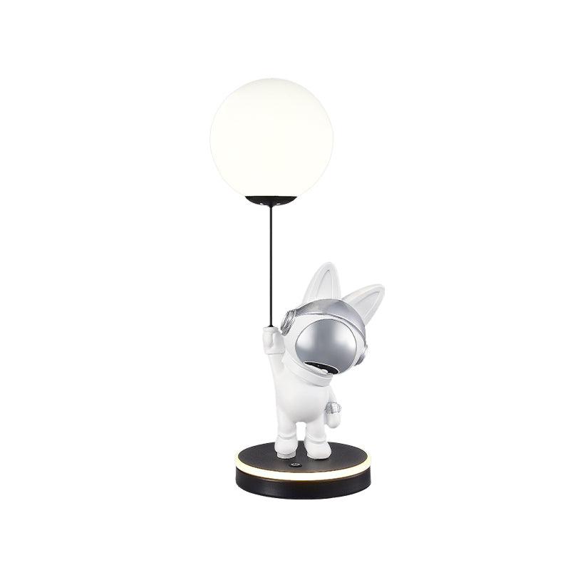 Stellar Astronaut and Planet Lamp-Neutral Decor