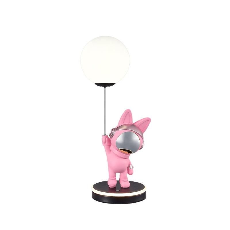 Stellar Astronaut and Planet Lamp-Neutral Decor