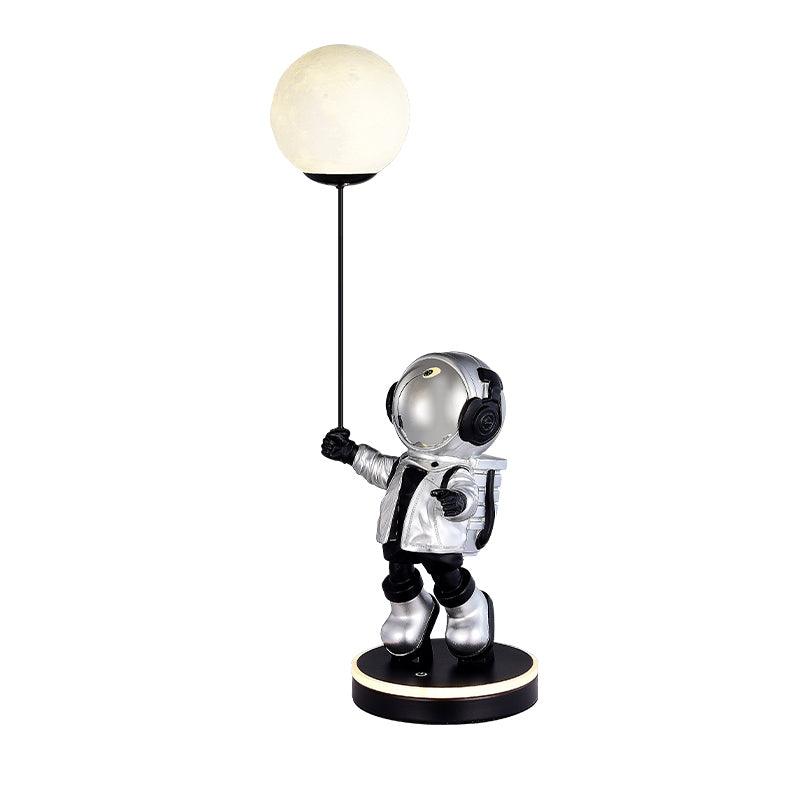 Stellar Astronaut and Planet Lamp-Neutral Decor