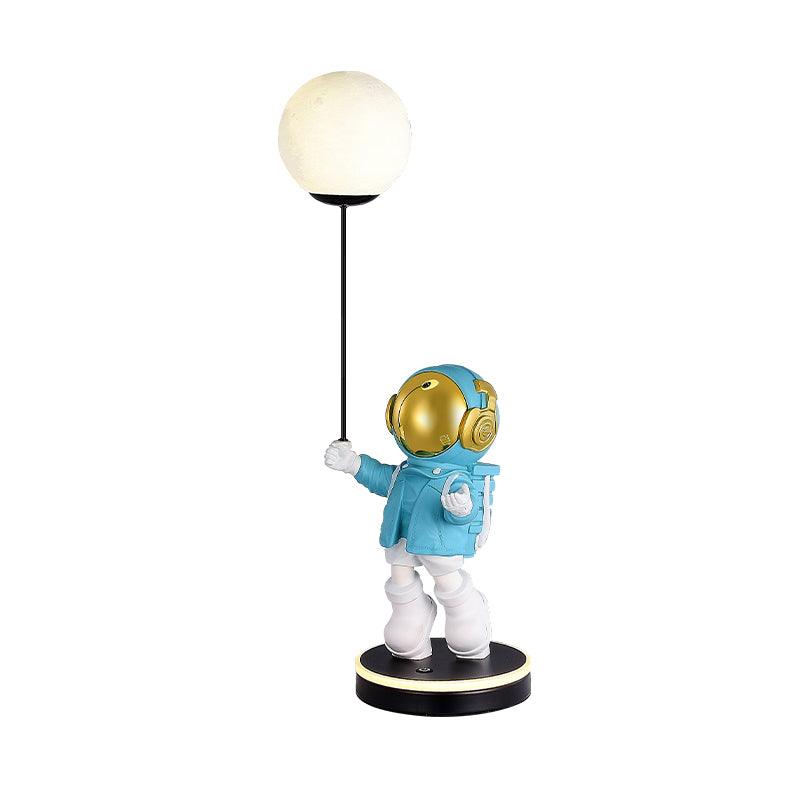 Stellar Astronaut and Planet Lamp-Neutral Decor