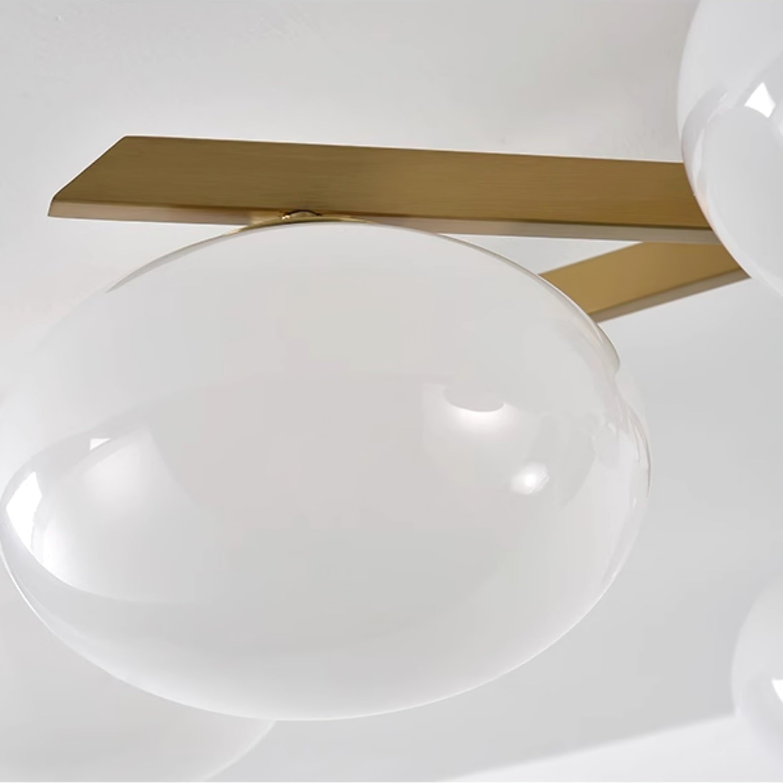Nova Modern Glass Ceiling Light-Neutral Decor