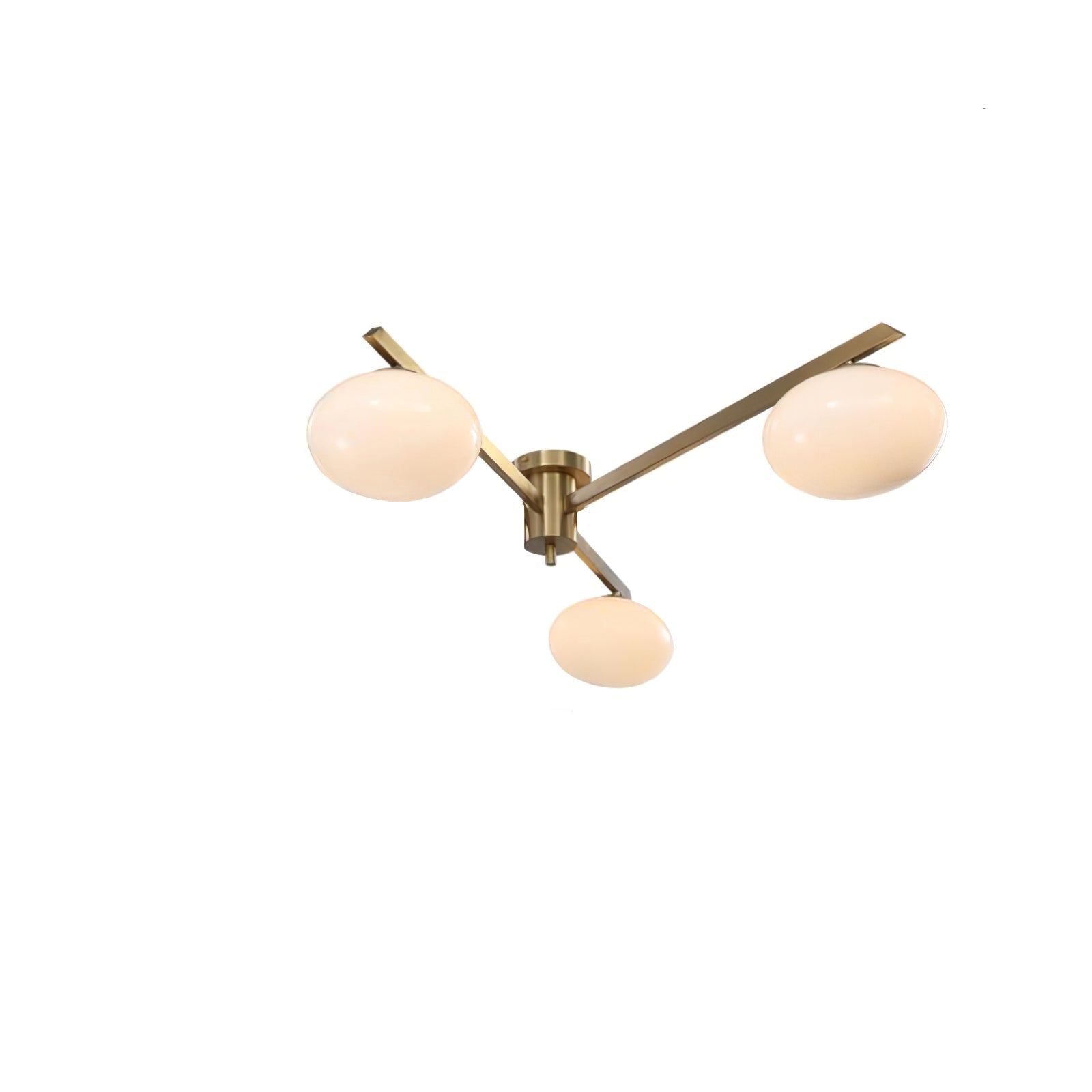 Nova Modern Glass Ceiling Light-Neutral Decor