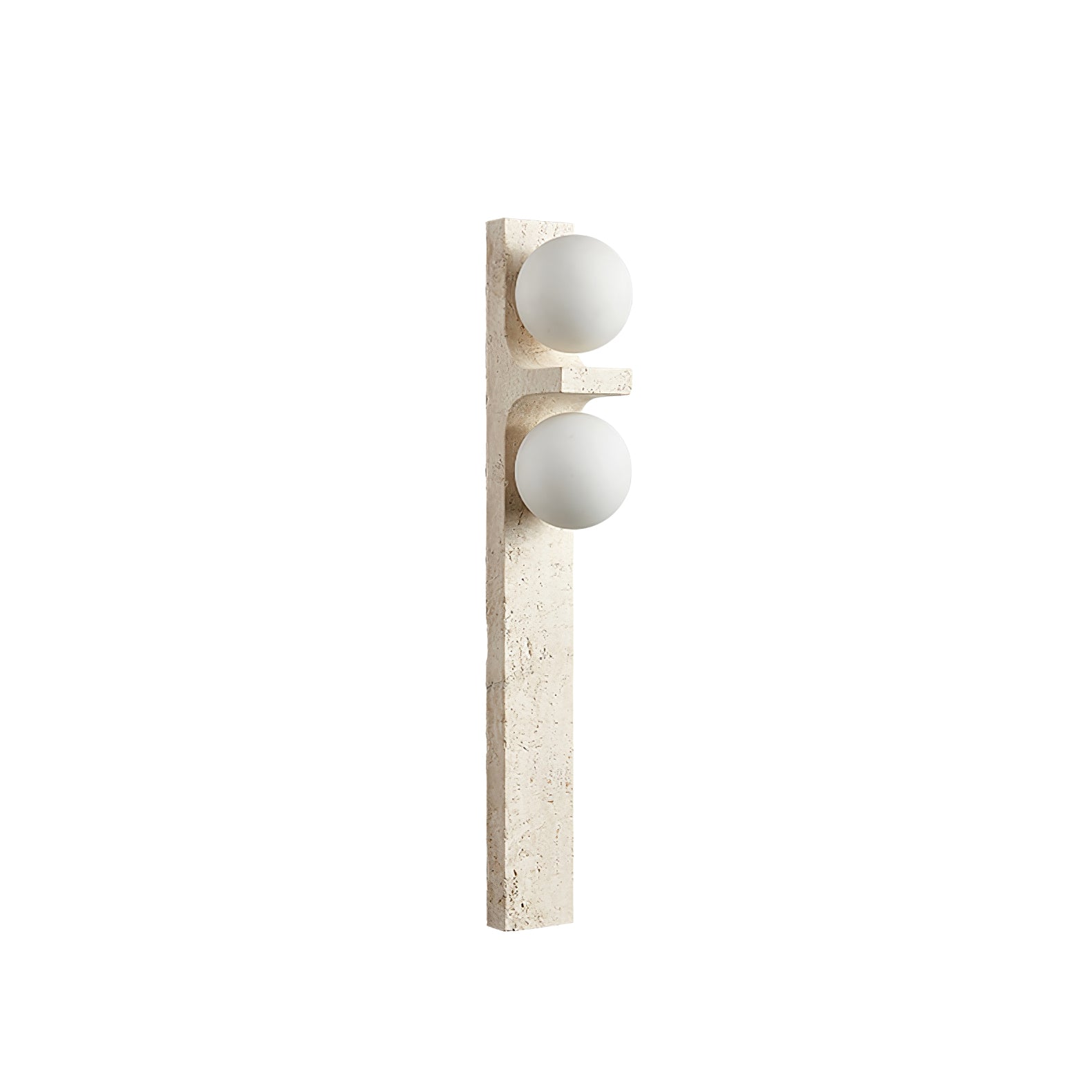 Cassiopeia Travertine Wall Light-Neutral Decor