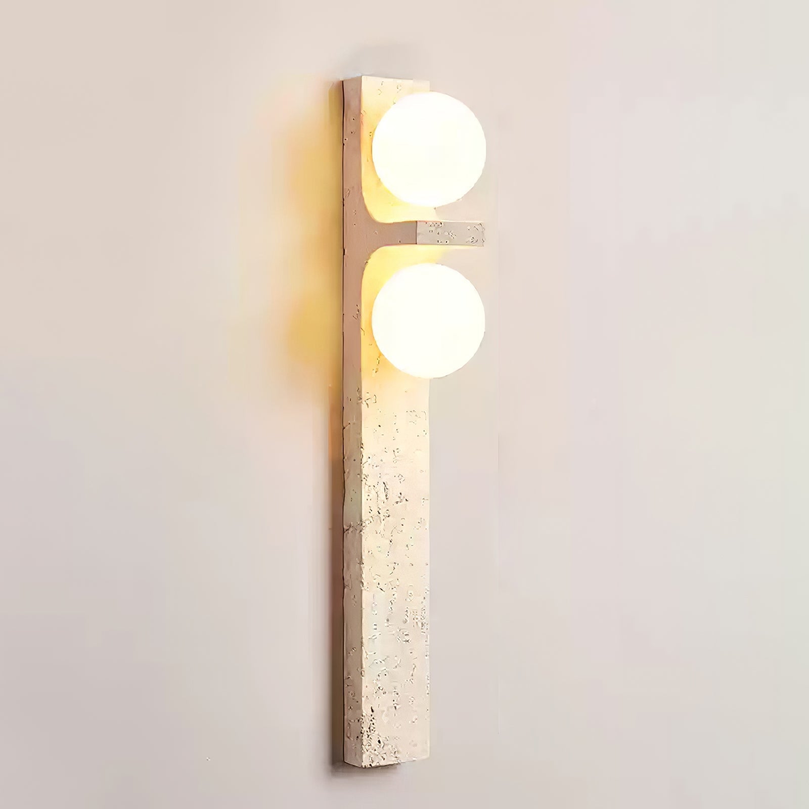Cassiopeia Travertine Wall Light-Neutral Decor