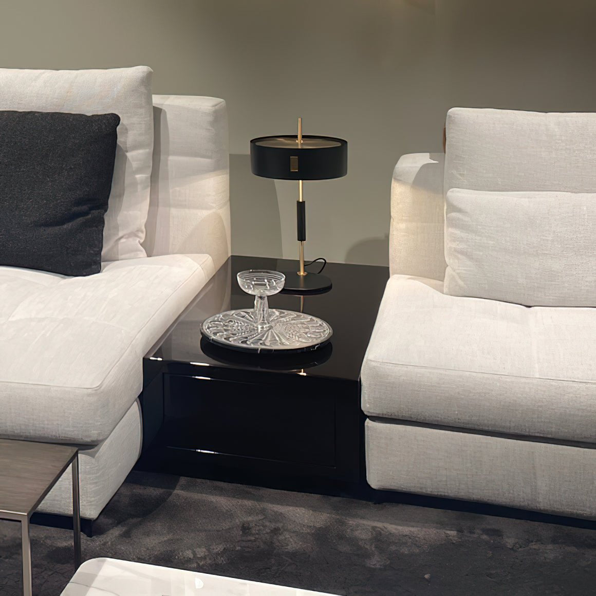 Zenith Minimalist Table Lamp-Neutral Decor