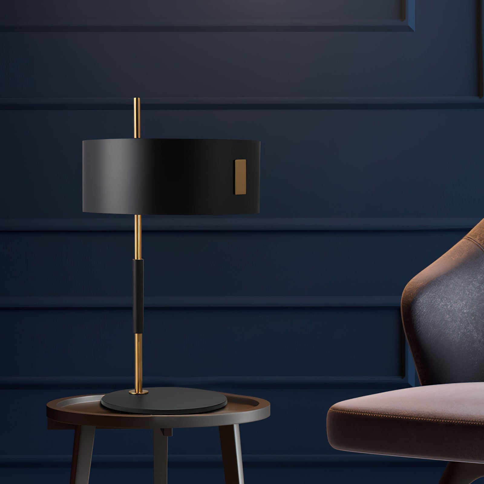Zenith Minimalist Table Lamp-Neutral Decor