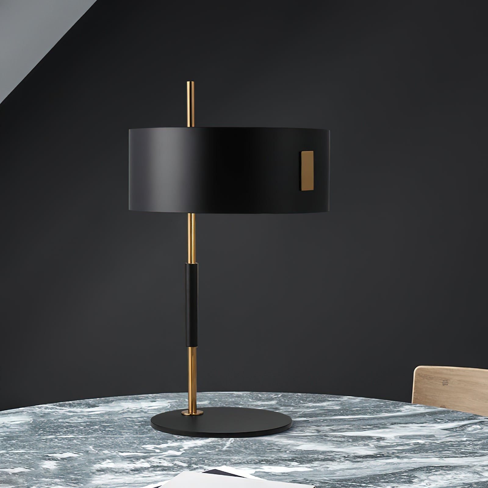 Zenith Minimalist Table Lamp-Neutral Decor