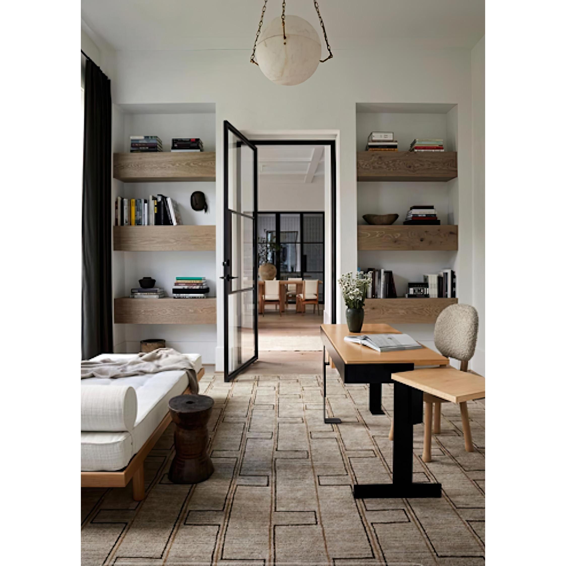 Himinuvys Modern Minimalist Alabaster Pendant Light
