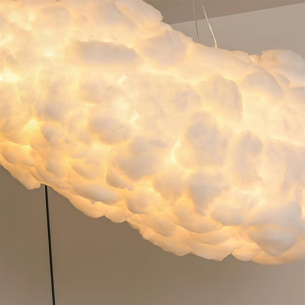 Cildes Cotton Sculpture Lamp-Neutral Decor
