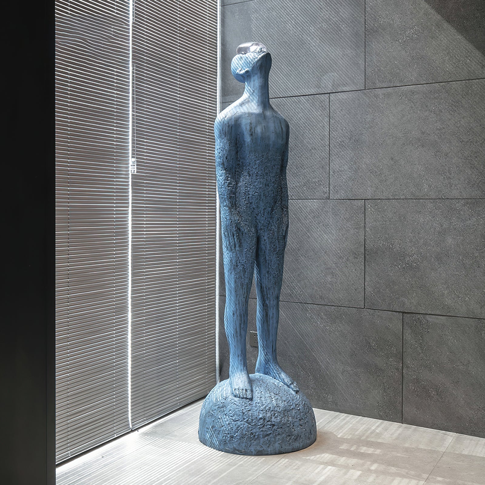 Tron Guardian Sculpture Floor Ornaments-Neutral Decor