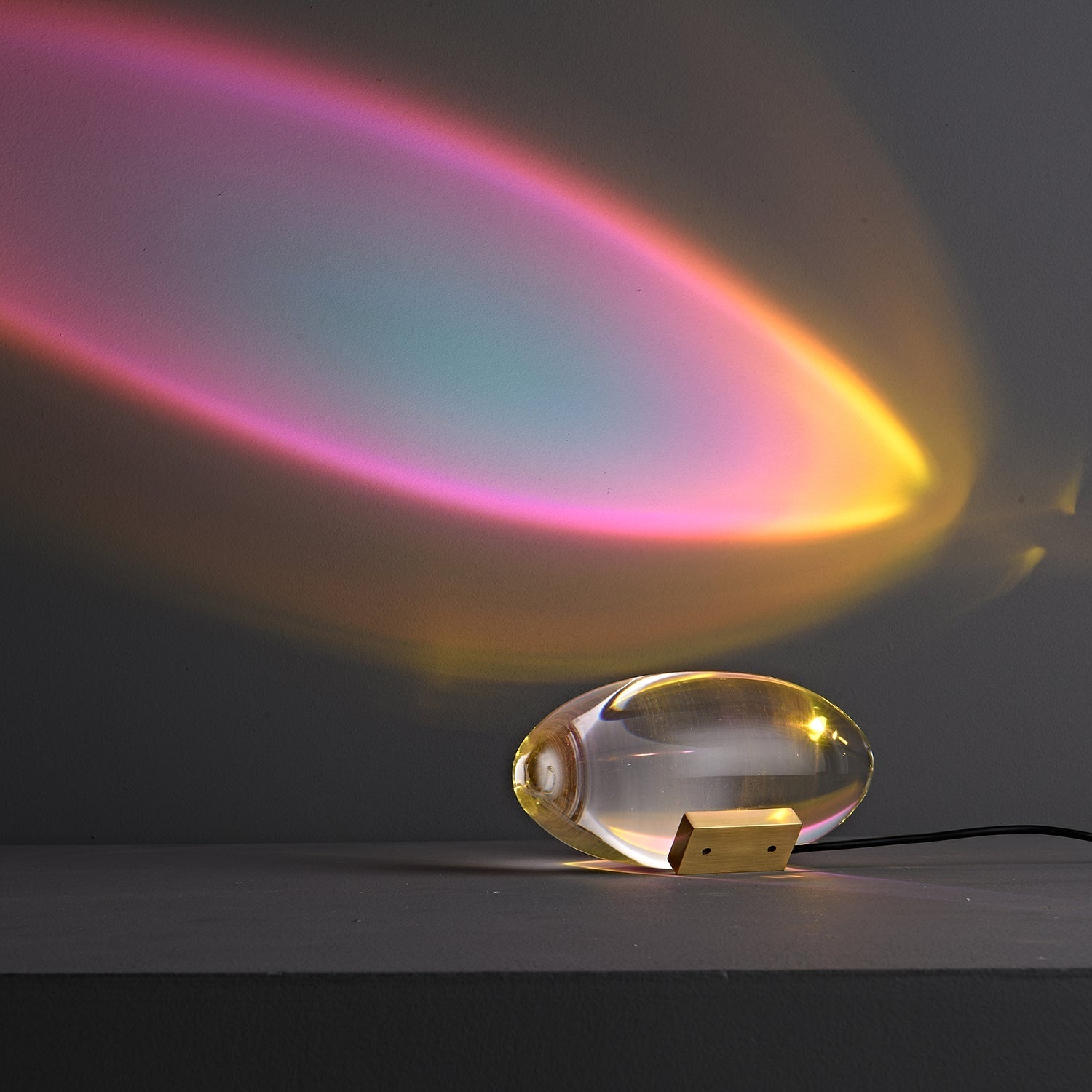 Solarece Crystal Minimalist Table Lamp-Neutral Decor