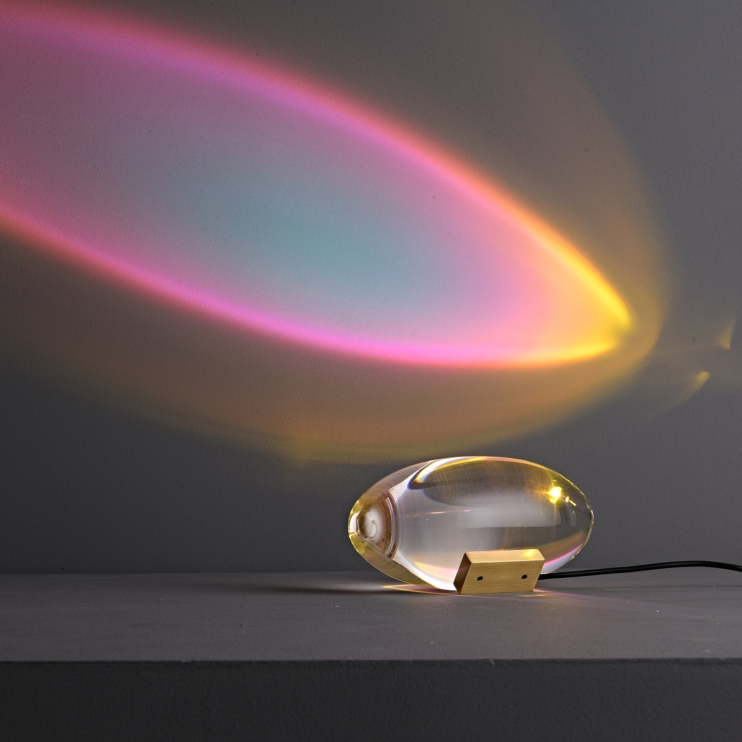 Solarece Crystal Minimalist Table Lamp-Neutral Decor
