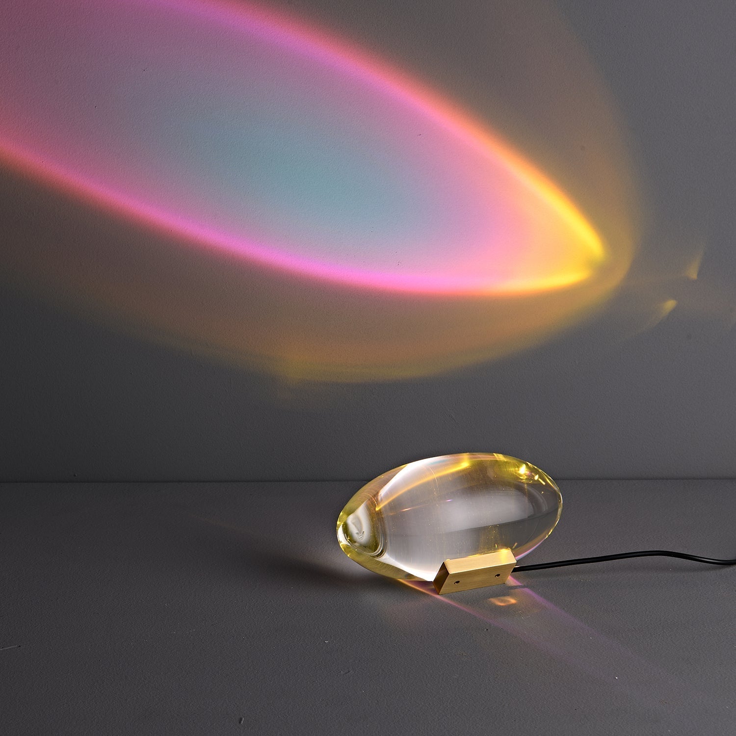 Solarece Crystal Minimalist Table Lamp-Neutral Decor