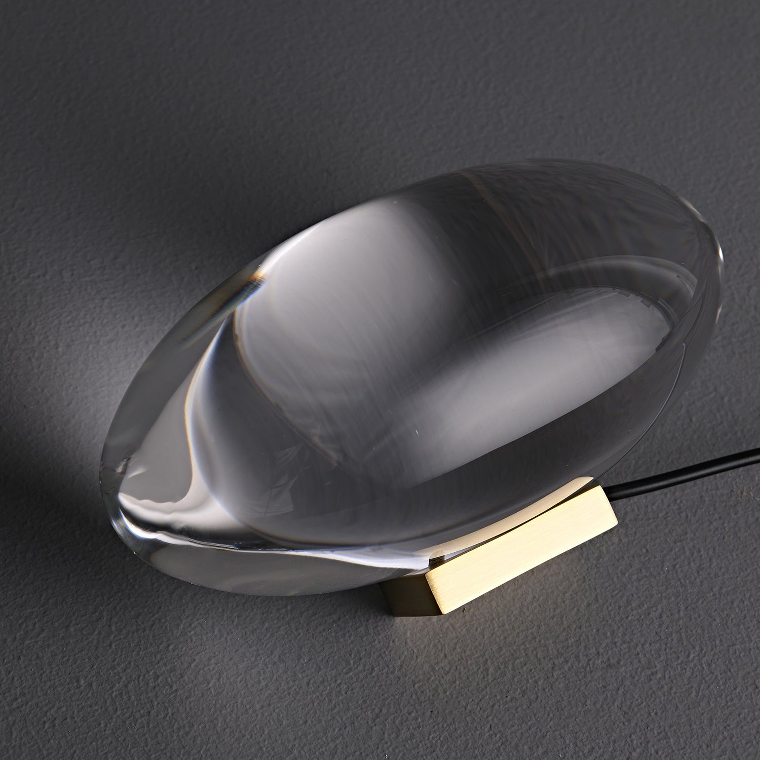 Solarece Crystal Minimalist Table Lamp-Neutral Decor