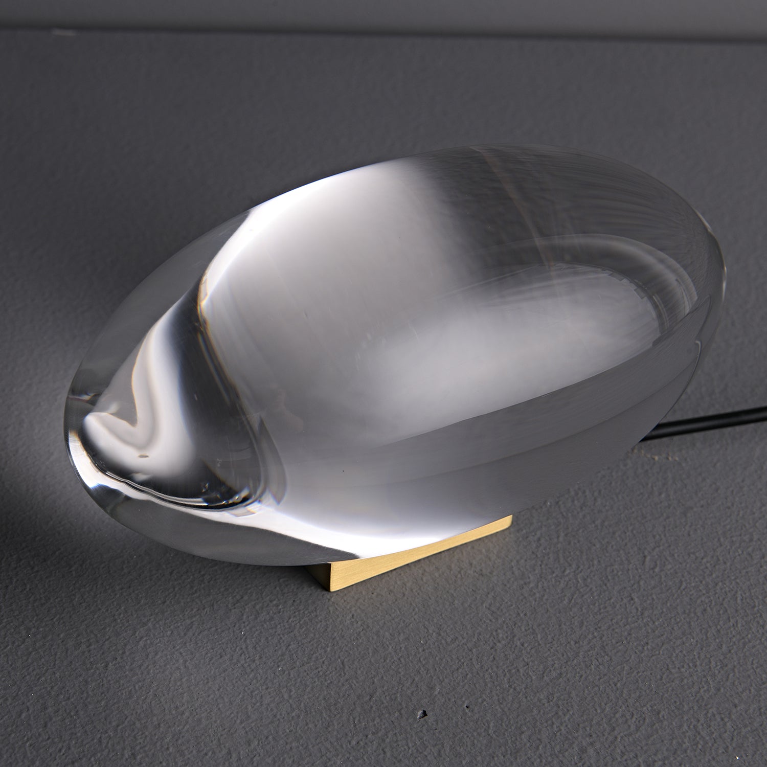 Solarece Crystal Minimalist Table Lamp-Neutral Decor