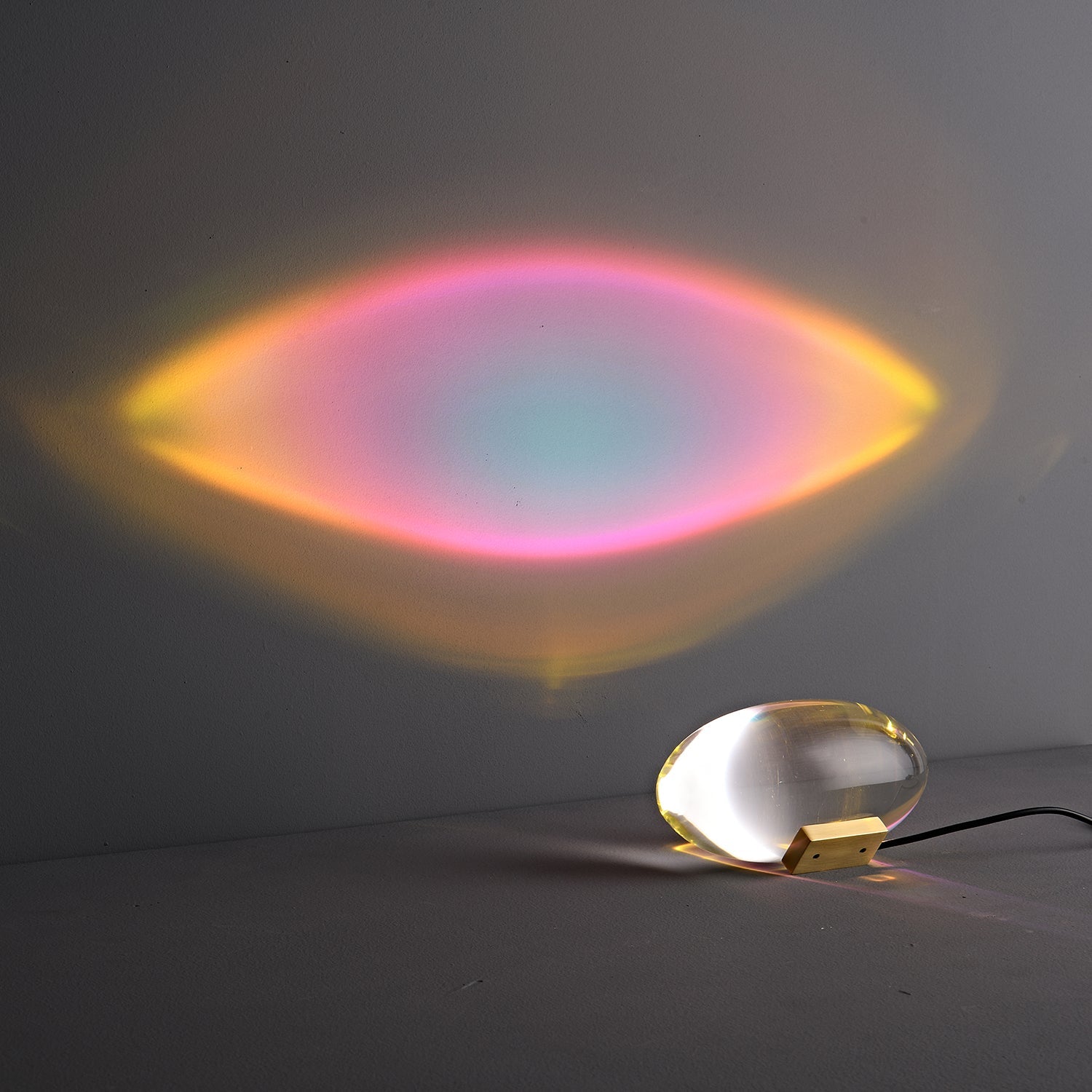 Solarece Crystal Minimalist Table Lamp-Neutral Decor