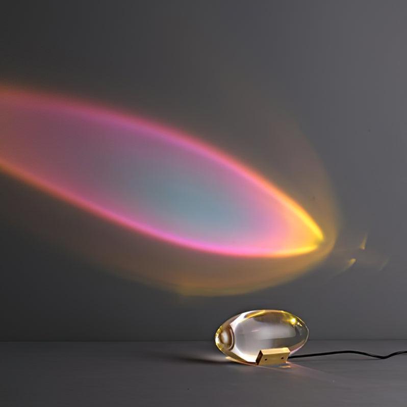 Solarece Crystal Minimalist Table Lamp-Neutral Decor