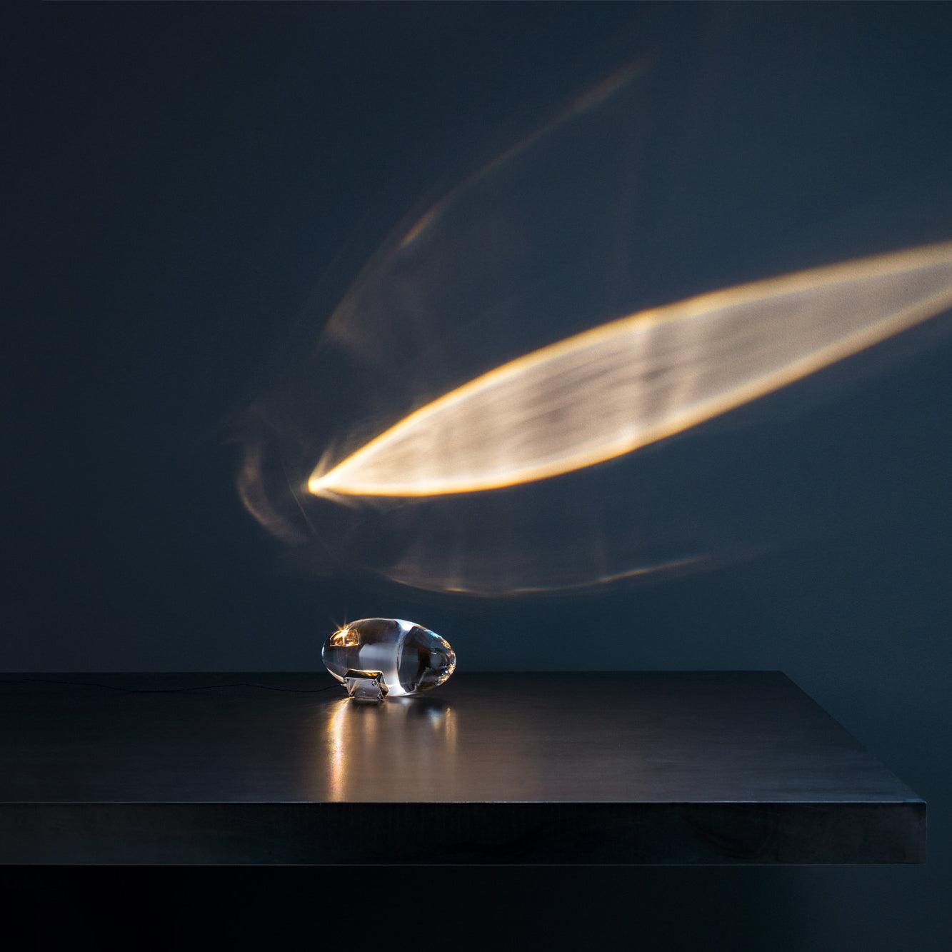 Solarece Crystal Minimalist Table Lamp-Neutral Decor