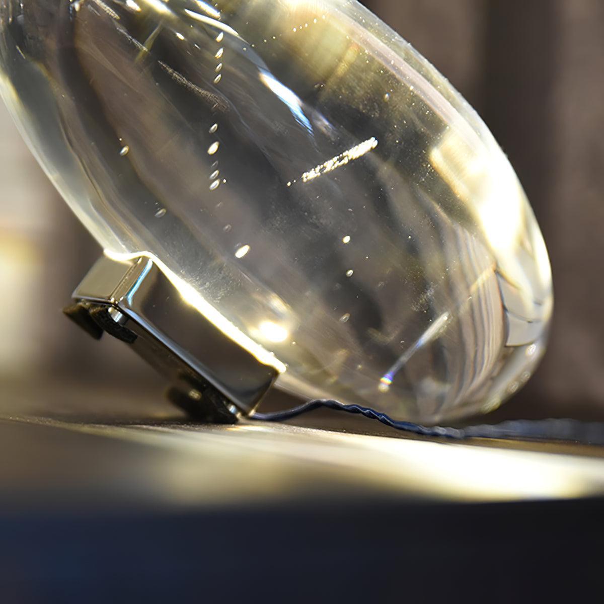 Solarece Crystal Minimalist Table Lamp-Neutral Decor