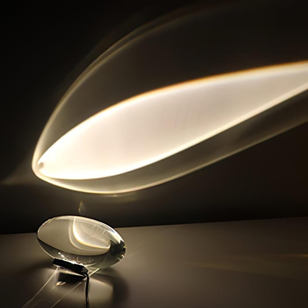 Solarece Crystal Minimalist Table Lamp-Neutral Decor