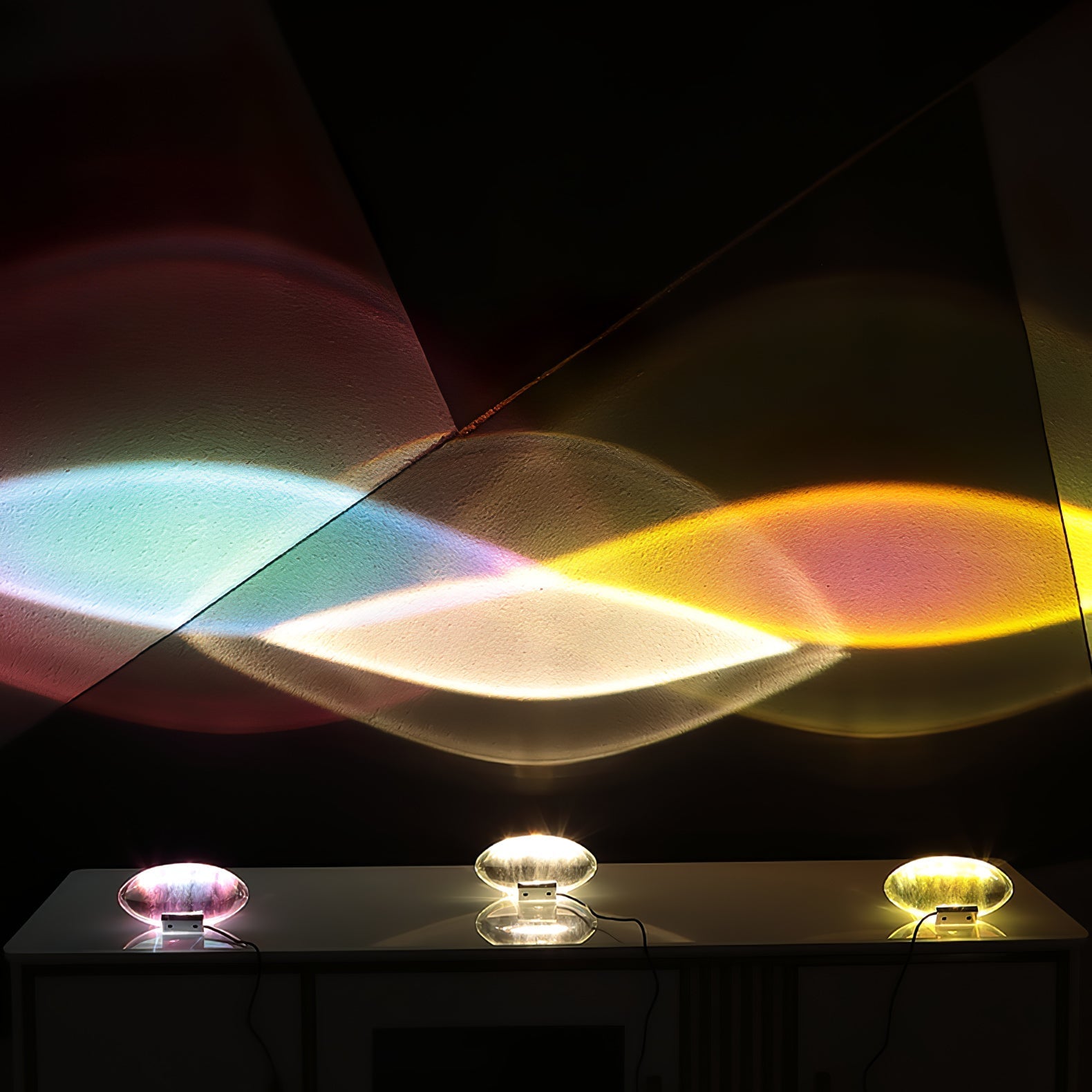 Solarece Crystal Minimalist Table Lamp-Neutral Decor
