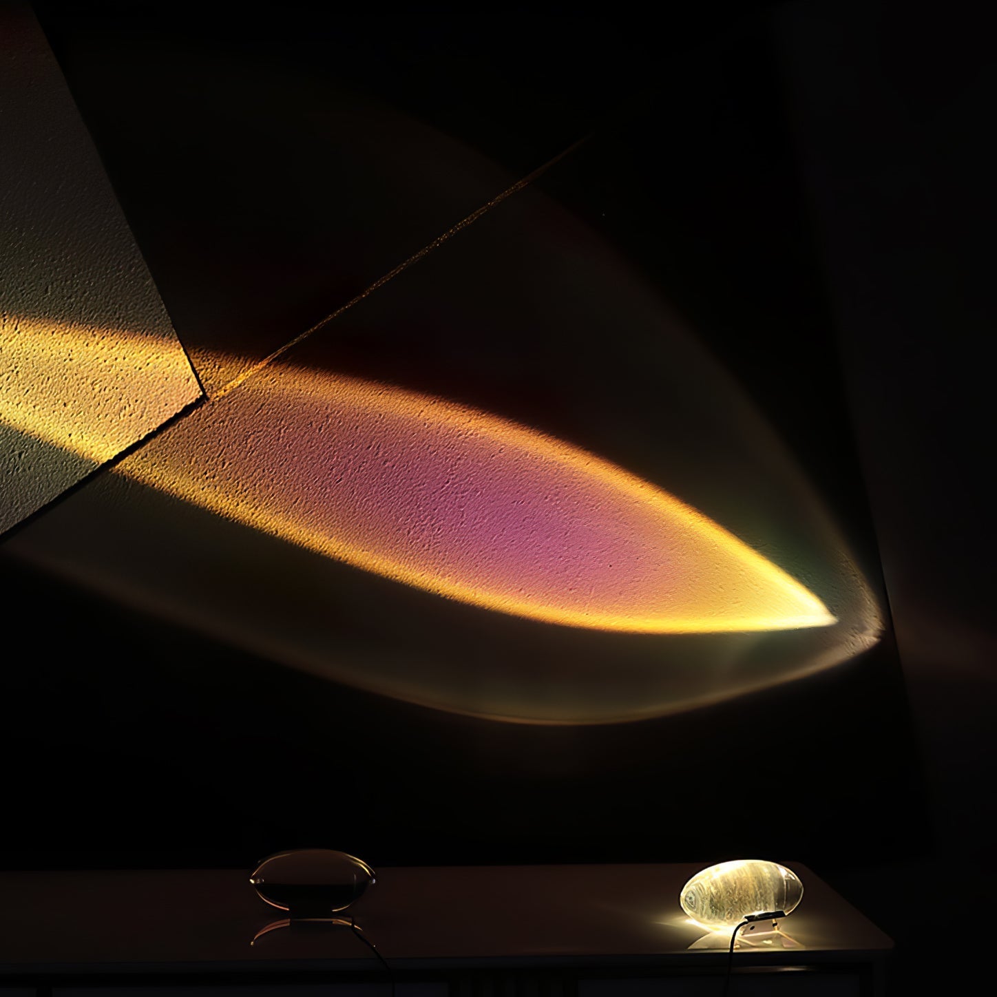 Solarece Crystal Minimalist Table Lamp-Neutral Decor