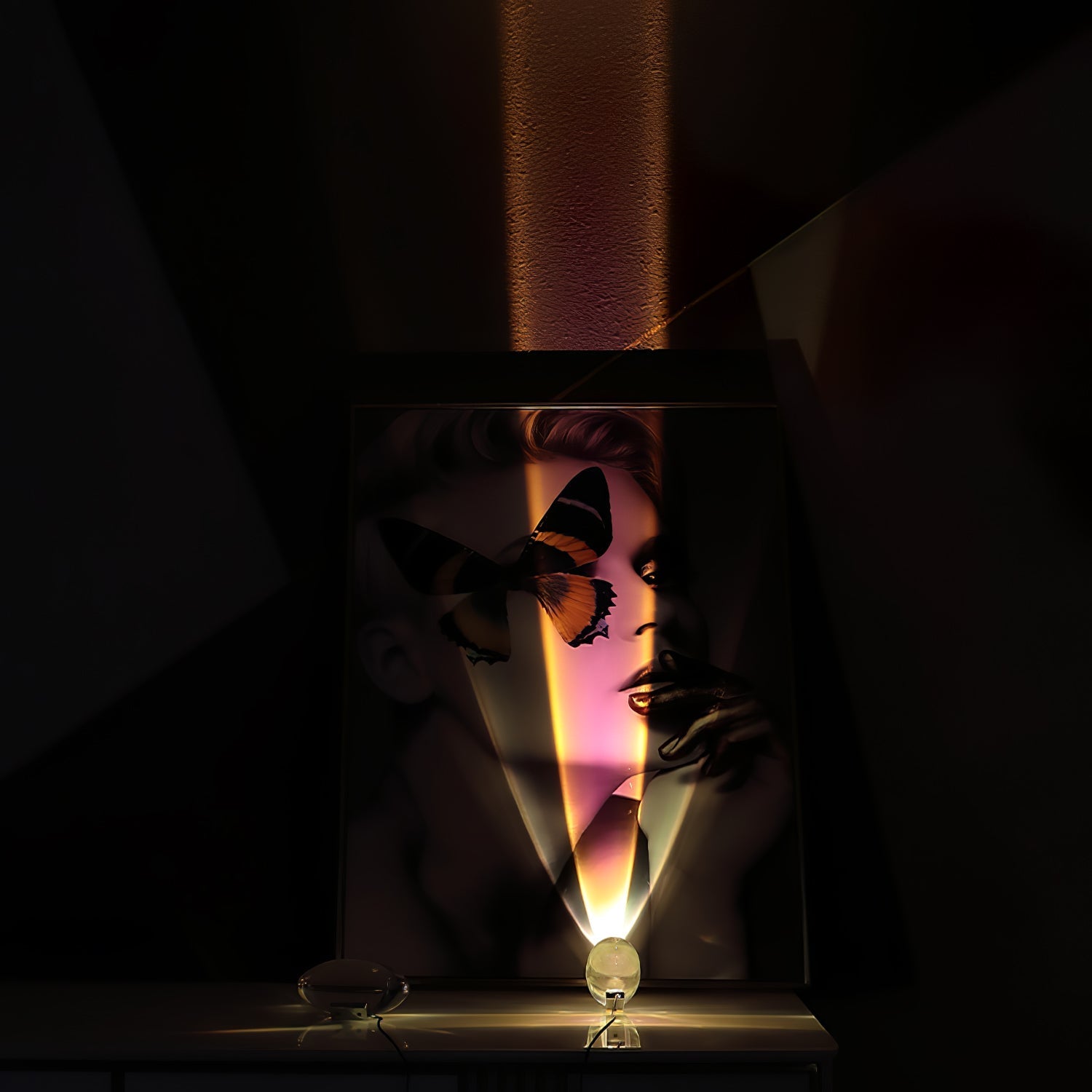 Solarece Crystal Minimalist Table Lamp-Neutral Decor