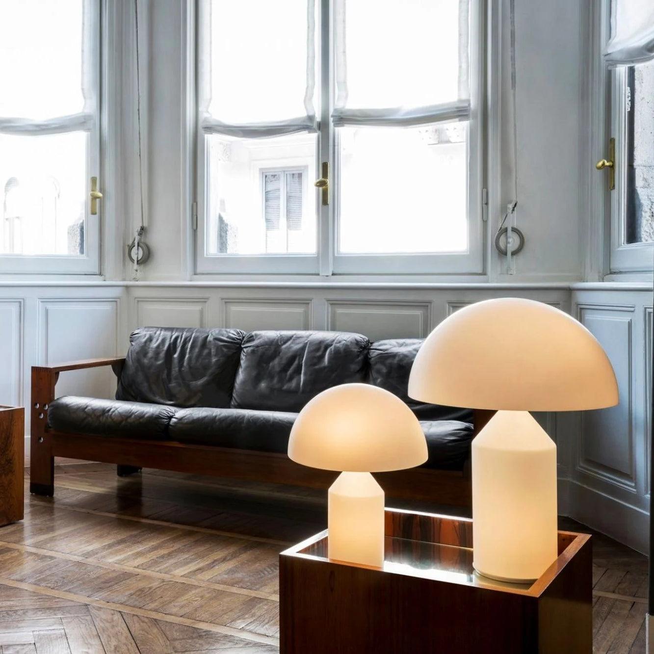 Hesrin Glass Artistic Table Lamp-Neutral Decor