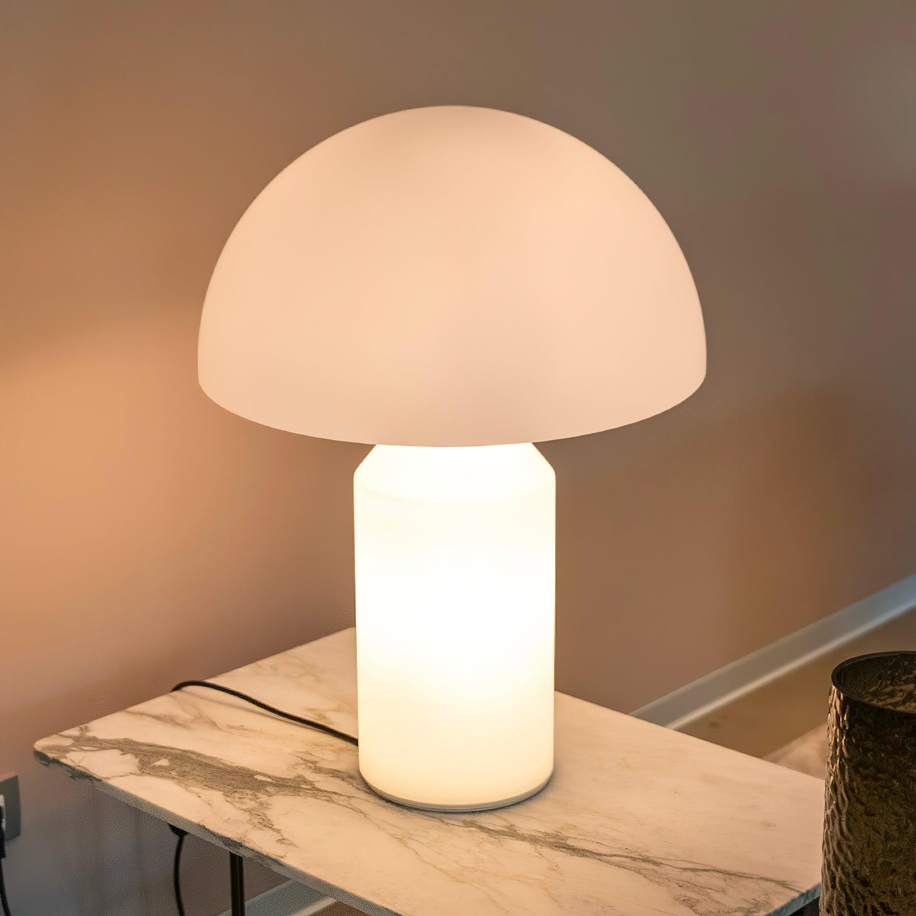 Hesrin Glass Artistic Table Lamp-Neutral Decor