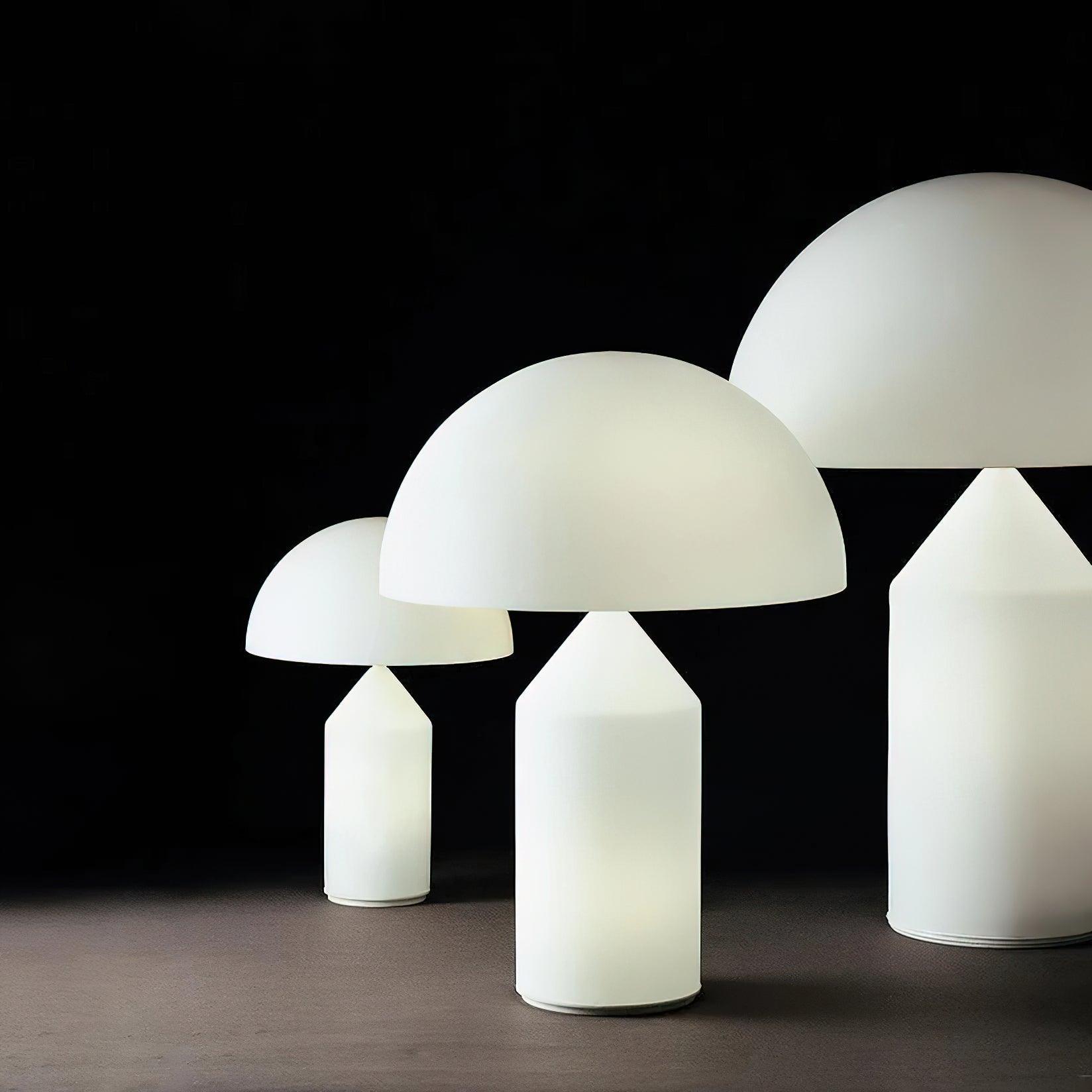 Hesrin Glass Artistic Table Lamp-Neutral Decor