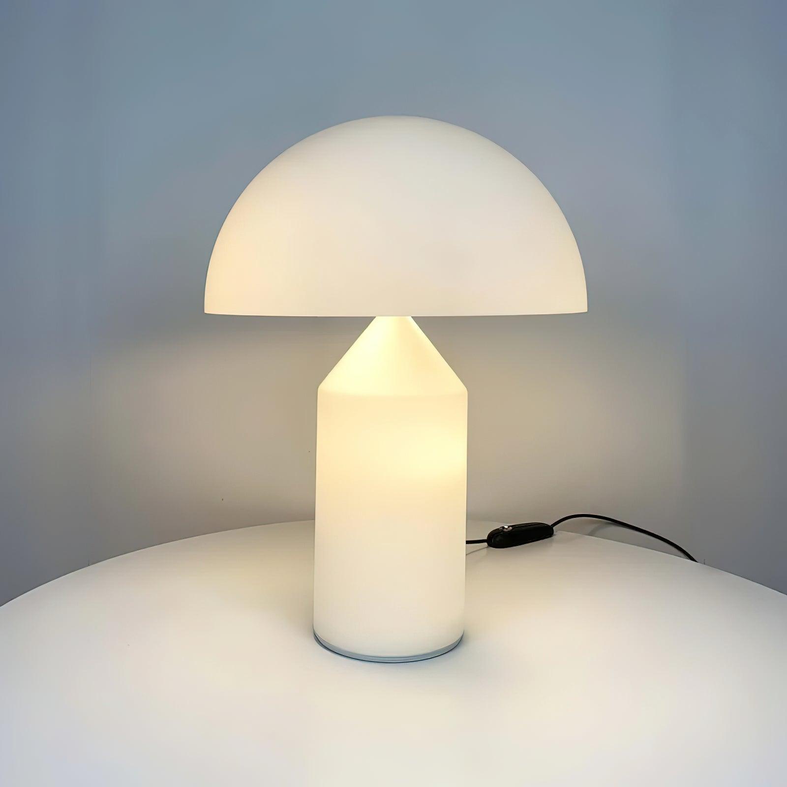 Hesrin Glass Artistic Table Lamp-Neutral Decor