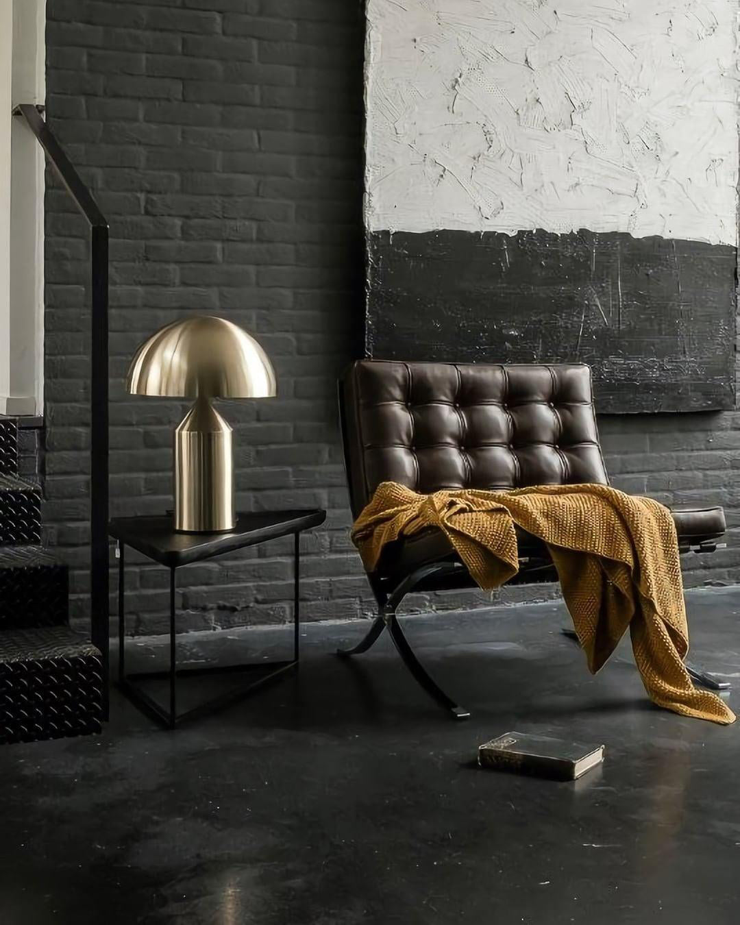 Rivena Industrial Minimalist Table Lamp-Neutral Decor