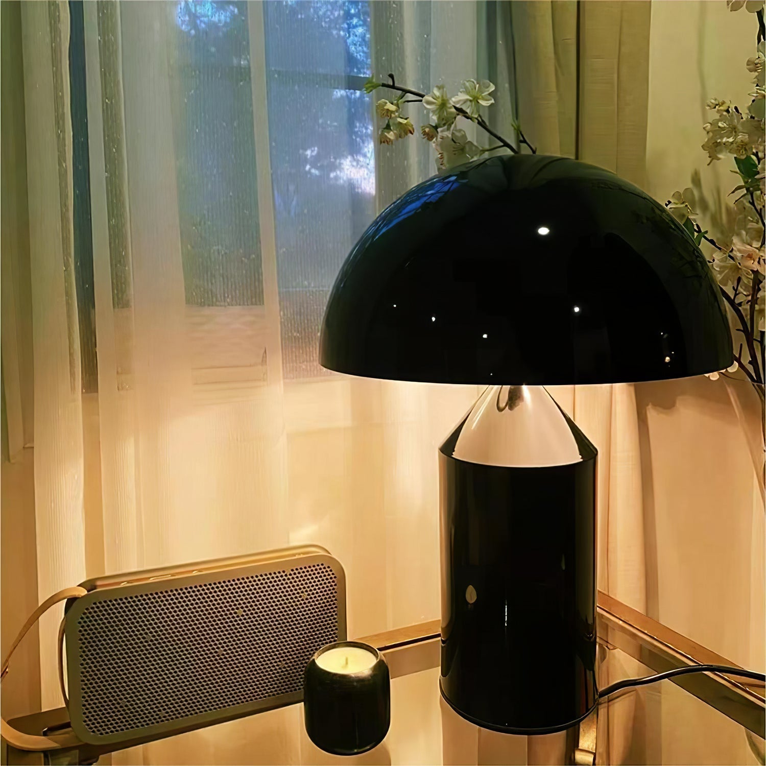 Rivena Industrial Minimalist Table Lamp-Neutral Decor