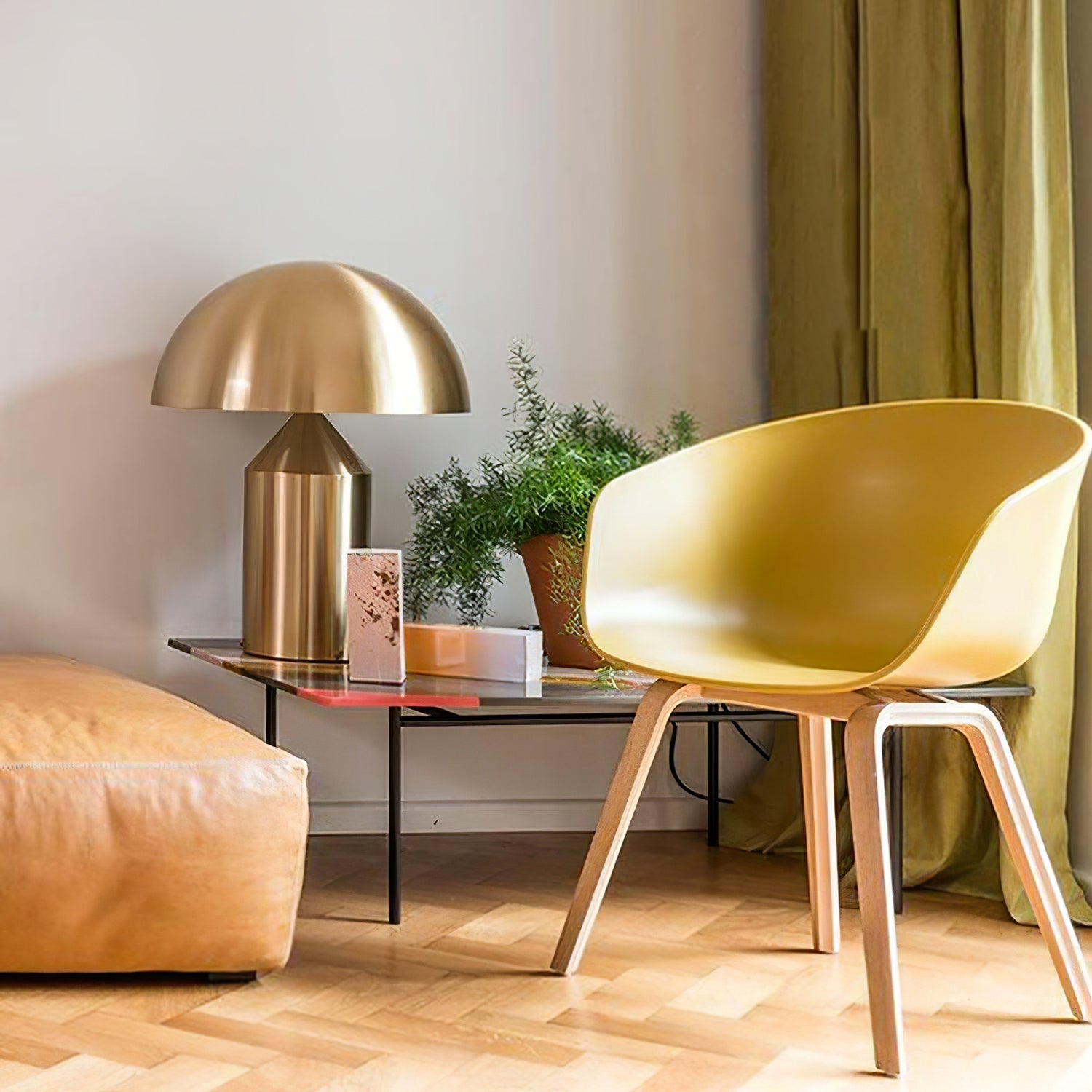 Rivena Industrial Minimalist Table Lamp-Neutral Decor
