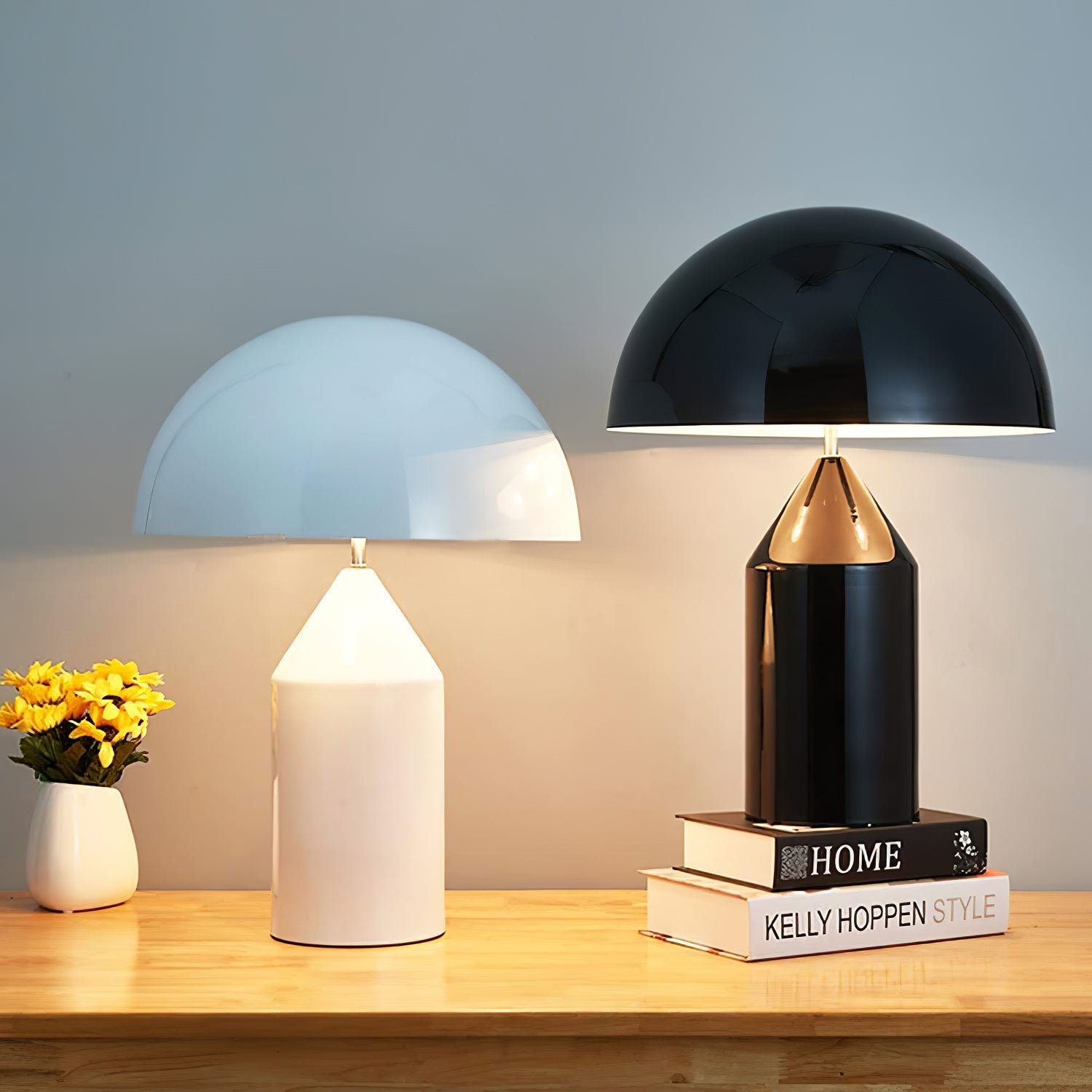 Rivena Industrial Minimalist Table Lamp-Neutral Decor