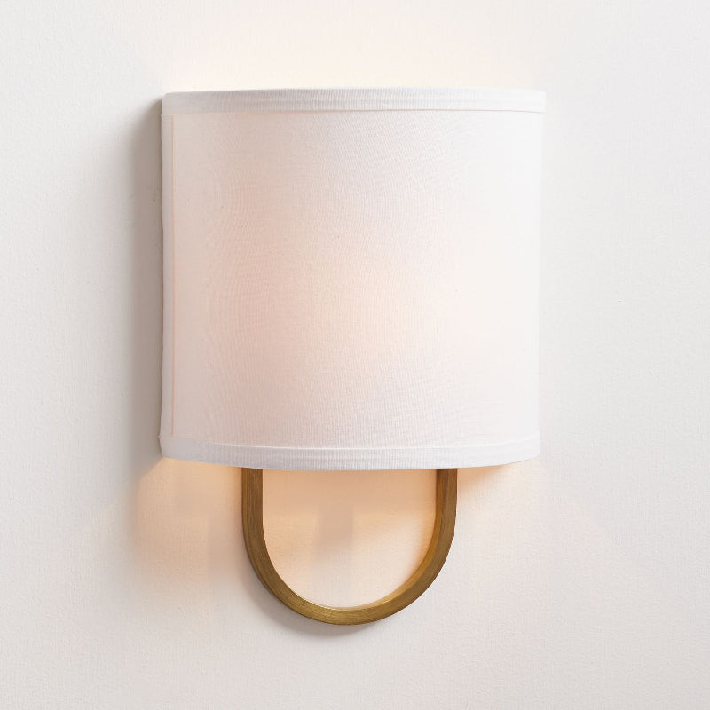 Side view of the Atticus Wall Lamp in a black finish.