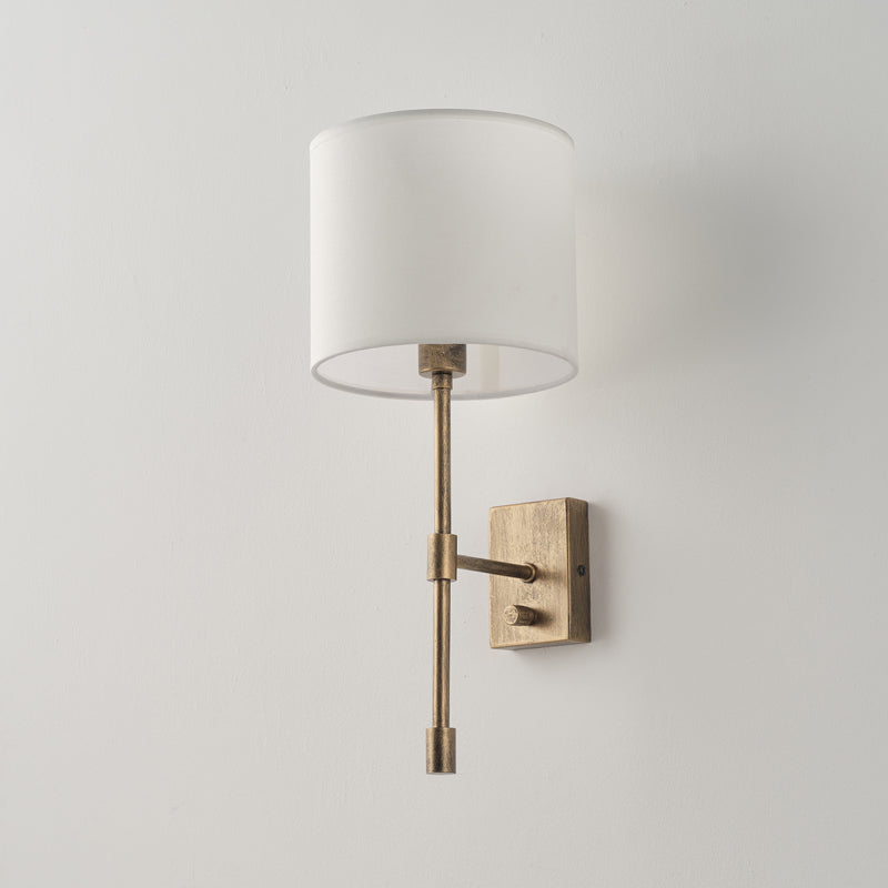 Eirikuvyo Modern Minimalist Metal Fabric Wall Lamp